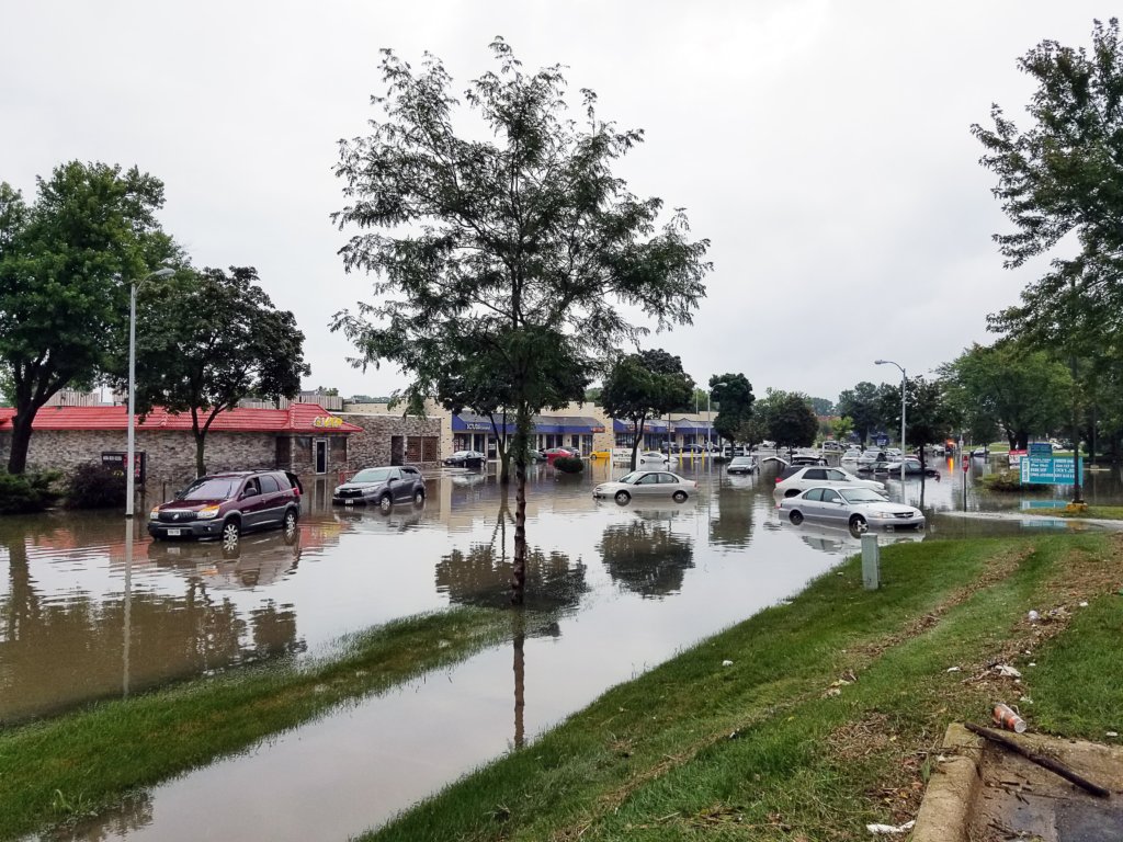 Flooded Outdoor Area