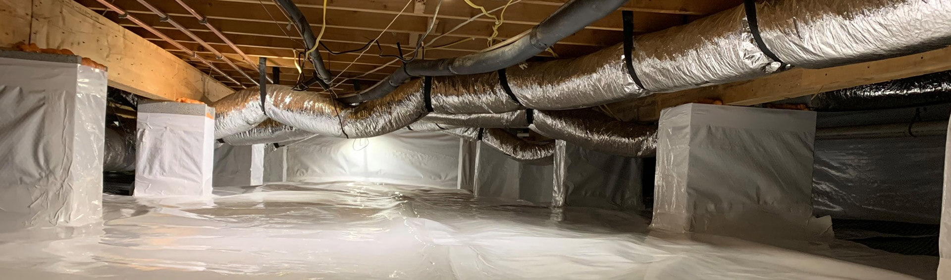 after crawl space repair has been performed